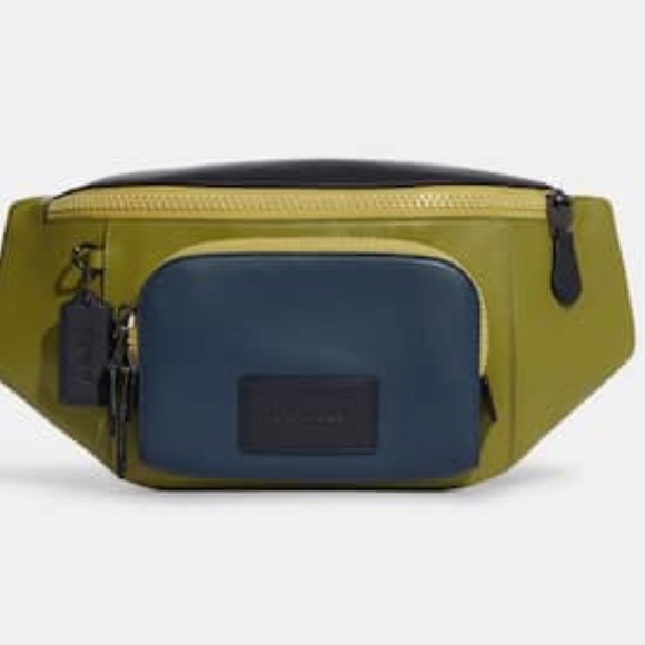 Coach Track Belt Bag In Colorblock ๐๐๐ - Picture 2 of 3